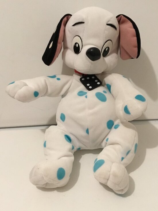 Disney, Mattel Other - 102 Dalmations Domino plush, w/blue spots, 17 " - Rare, Vintage plush